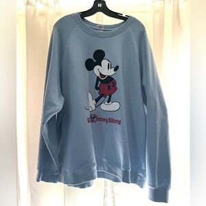 Light Blue Walt Disney World Crew Neck Sweatshirt